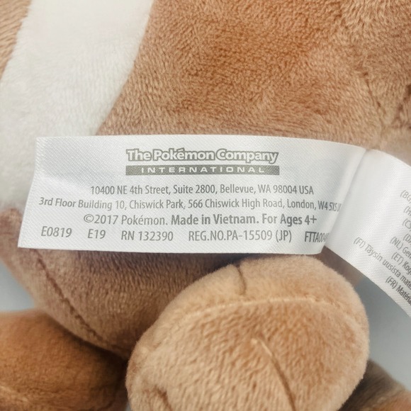 Otachi  Pokemon Center Limited Plush‎ Toy 2017 - Picture 3 of 7